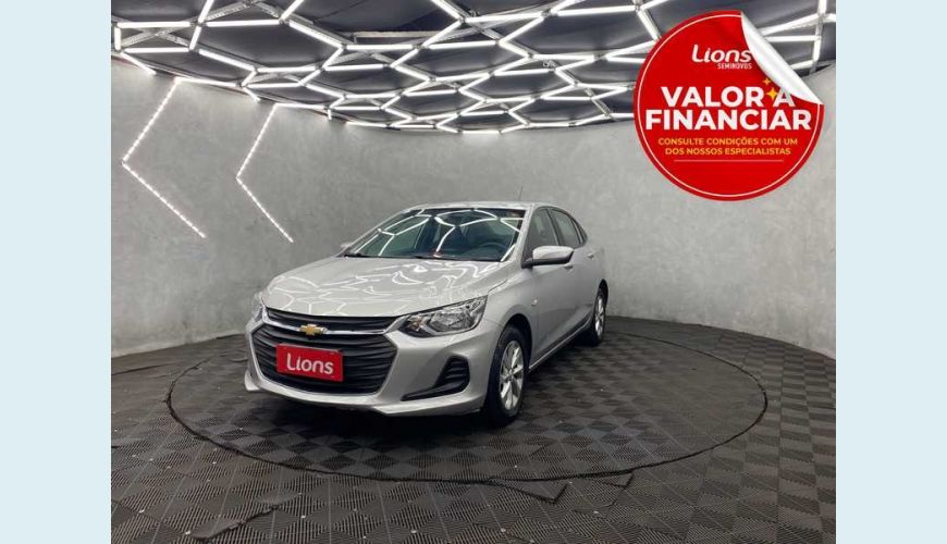 CHEVROLET ONIX PLUS LT 1.0 FLEX MANUAL 4P - PRATA - 2023 Foto 1 (Grande)