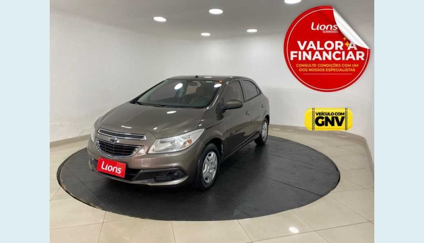 CHEVROLET ONIX 1.0 LT SPE FLEX MANUAL 4P - CINZA - 2014 Foto 1 (Grande)