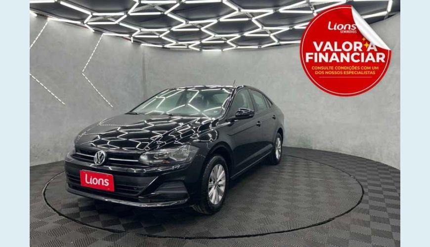 VOLKSWAGEN VIRTUS MSI 1.6 FLEX MANUAL 4P - PRETO - 2021 Foto 1 (Grande)
