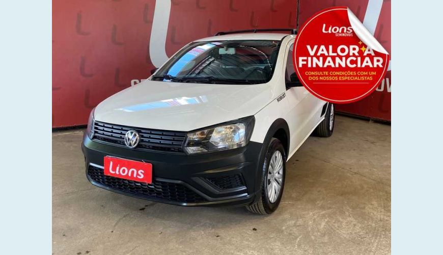 VOLKSWAGEN VOLKSWAGEN SAVEIRO ROBUST 1.6 MSI FLEX MANUAL 2P - BRANCO - 2019 Foto 1 (Grande)