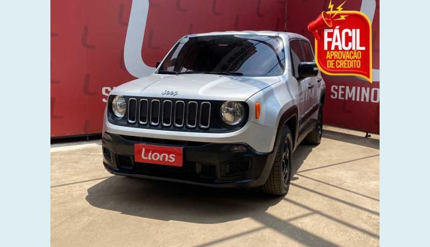 JEEP RENEGADE SPORT 1.8 FLEX MANUAL 4P - PRATA - 2016 Foto 1 (Grande)