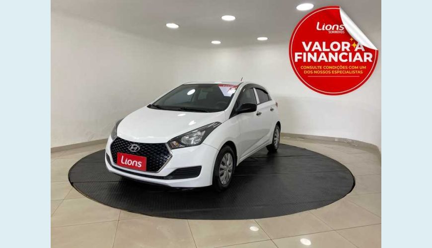 HYUNDAI HB 20 UNIQUE 1.0 FLEX MANUAL 4P - BRANCO - 2019 Foto 1 (Grande)