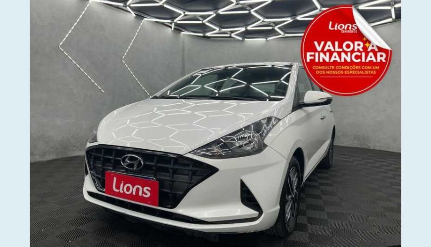 HYUNDAI HB 20 PLATINUM BLUELINK 1.0 TURBO FLEX AUT. 4P - BRANCO - 2022 Foto 1 (Grande)