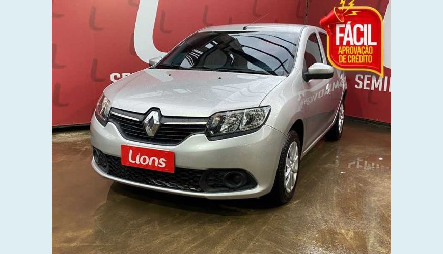 RENAULT RENAULT SANDERO AUTHENTIQUE 1.0 12V FLEX MANUAL 4P - PRATA - 2019 Foto 1 (Grande)