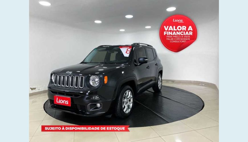 JEEP RENEGADE 1.8 FLEX AUT. 4P - PRETO - 2018 Foto 1 (Grande)