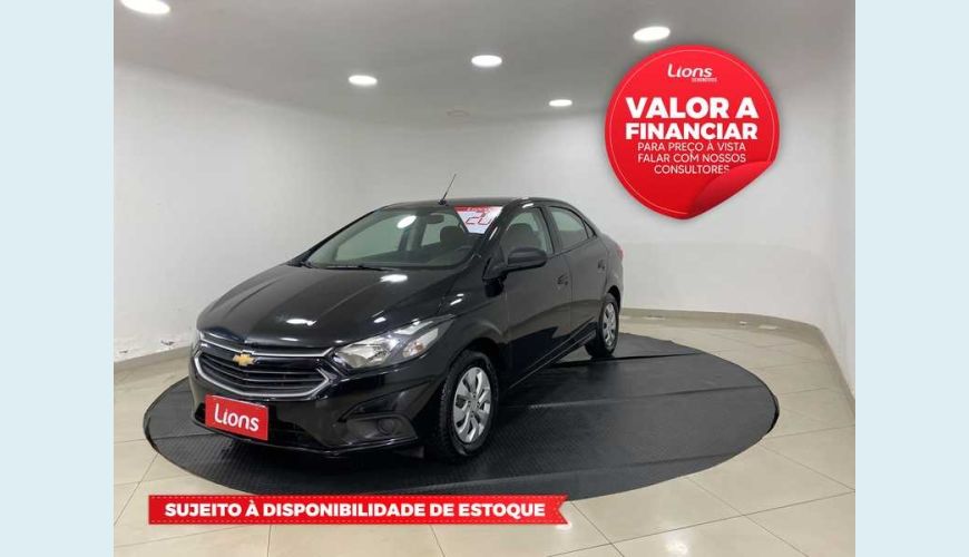 CHEVROLET ONIX PLUS 1.0 TURBO FLEX AUT. 4P - PRETO - 2020 Foto 1 (Grande)