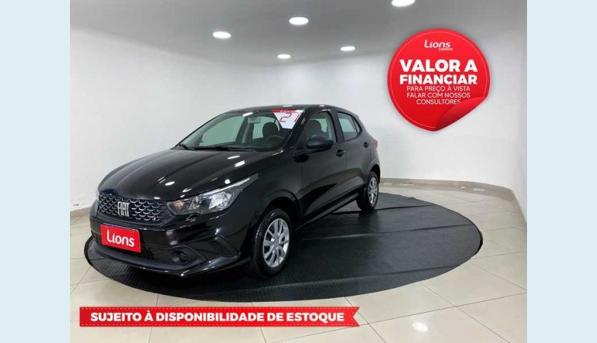 FIAT ARGO 1.0 FLEX MANUAL 4P - PRETO - 2021 Foto 1 (Grande)