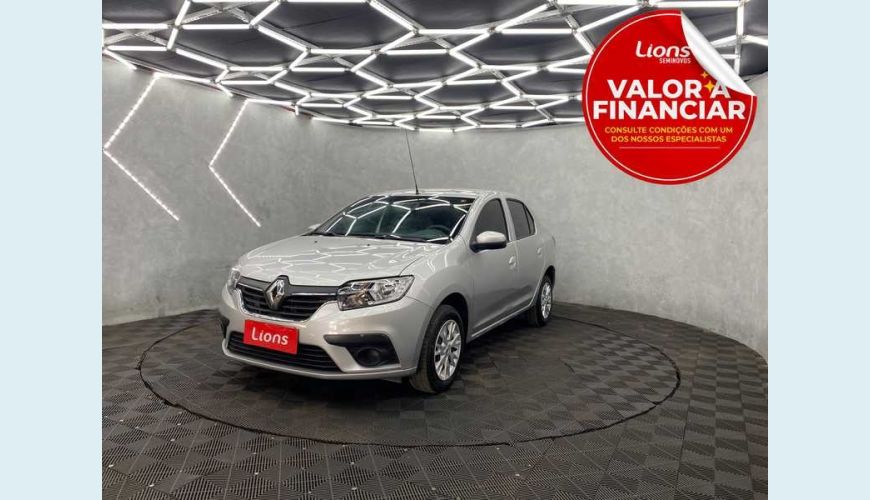 RENAULT RENAULT LOGAN ZEN 1.0 12V SCE FLEX MANUAL 4P - PRATA - 2020 Foto 1 (Grande)