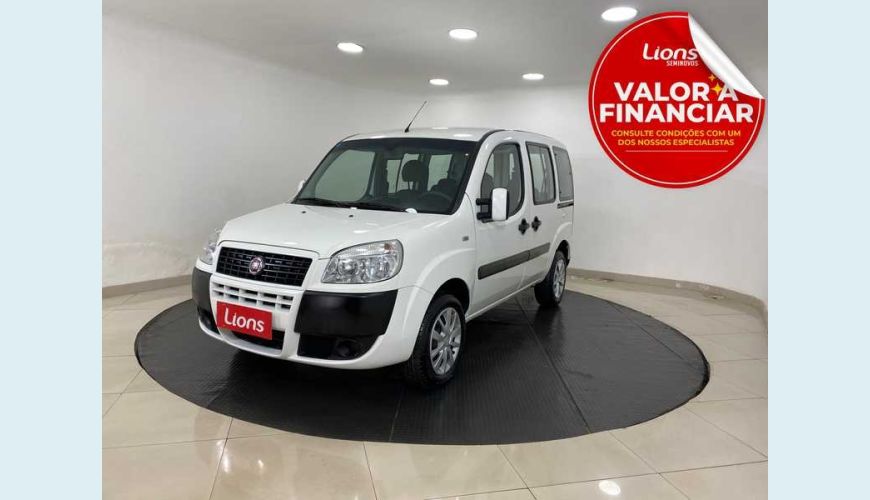 FIAT FIAT DOBLO ESSENCE 1.8 FLEX MANUAL 4P - BRANCO - 2018 Foto 1 (Grande)
