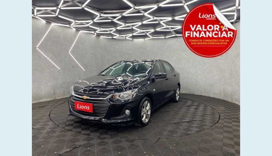 CHEVROLET ONIX PLUS LTZ 1.0 TURBO FLEX MANUAL 4P - PRETO - 2023 Foto 1 (Grande)