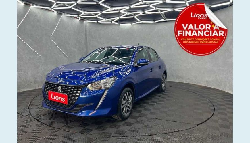 PEUGEOT 208 ALLURE 1.6 FLEX AUT. 4P - AZUL - 2022 Foto 1 (Grande)