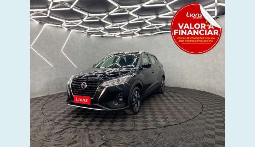 NISSAN KICKS SENSE 1.6 FLEX AUT. 4P - PRETO - 2022 Foto 1 (Grande)