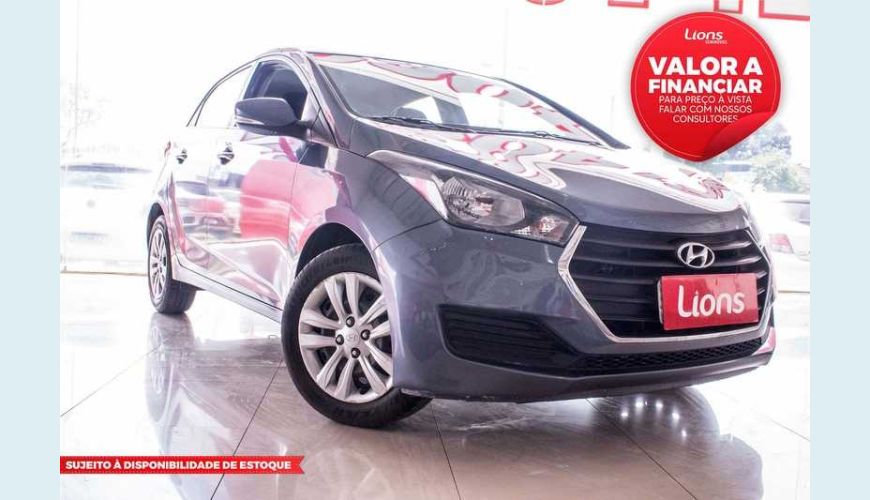 HYUNDAI HB 20 COMFORT PLUS 1.0 TURBO FLEX MANUAL 4P - AZUL - 2017 Foto 1 (Grande)