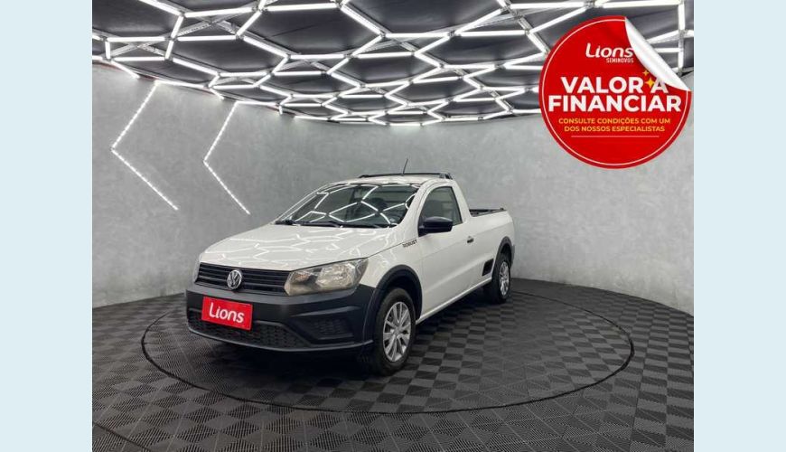 VOLKSWAGEN SAVEIRO ROBUST 1.6 MSI FLEX MANUAL 2P - BRANCO - 2018 Foto 1 (Grande)