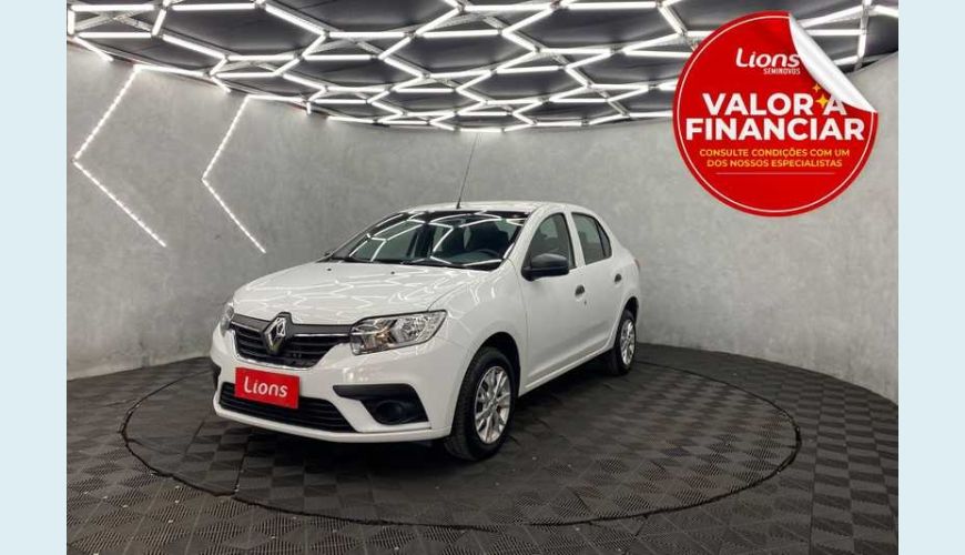 RENAULT LOGAN LIFE 1.0 12V FLEX MANUAL 4P - BRANCO - 2023 Foto 1 (Grande)