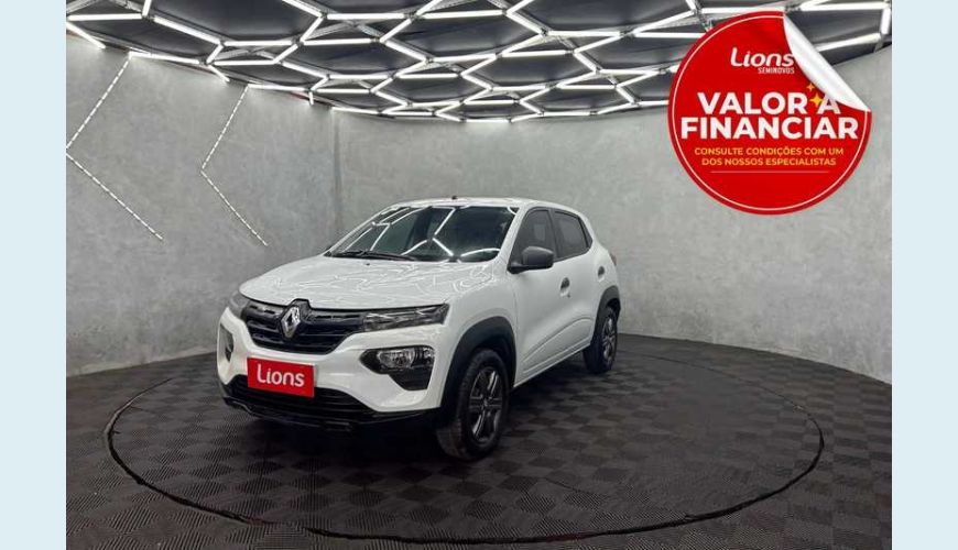 RENAULT RENAULT KWID ZEN 1.0 12V SCE FLEX MANUAL 4P - BRANCO - 2024 Foto 1 (Grande)