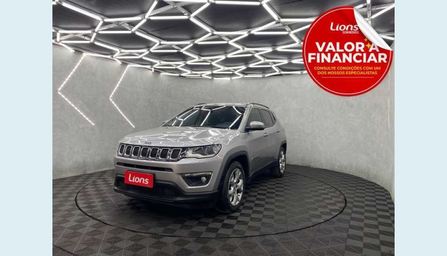 JEEP JEEP COMPASS LONGITUDE 2.0 FLEX AUT. 4P - PRATA - 2021 Foto 1 (Grande)