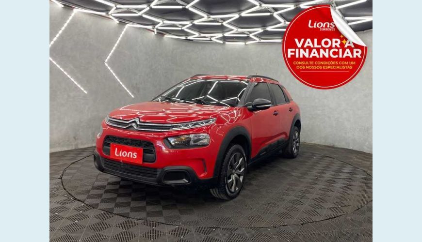 CITROËN C4 CACTUS LIVE 1.6 FLEX AUT. 4P - VERMELHO - 2022 Foto 1 (Grande)