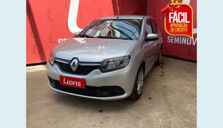 RENAULT LOGAN AUTHENTIQUE 1.0 16V FLEX AUT. 4P - PRATA - 2015 Foto 1 (Grande)