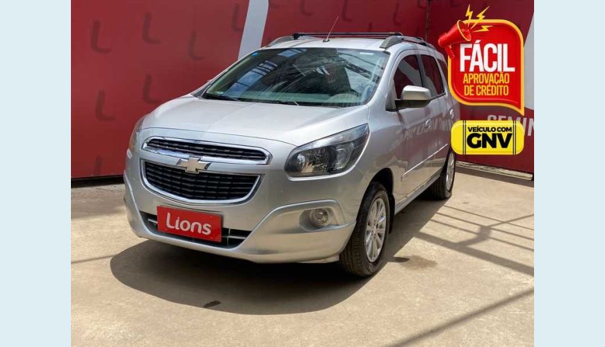 CHEVROLET CHEVROLET SPIN LT 1.8 FLEX MANUAL 4P - PRATA - 2016 Foto 1 (Grande)