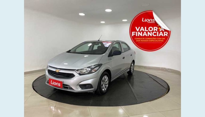 CHEVROLET ONIX PLUS 1.0 TURBO FLEX MANUAL 4P - PRATA - 2020 Foto 1 (Grande)