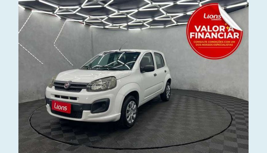 FIAT UNO ATTRACTIVE 1.0 FLEX MANUAL 4P - BRANCO - 2021 Foto 1 (Grande)
