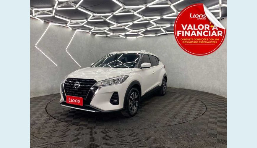 NISSAN NISSAN KICKS SENSE 1.6 FLEX AUT. 4P - BRANCO - 2022 Foto 1 (Grande)