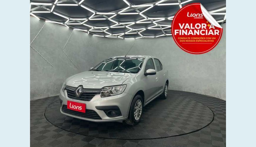 RENAULT LOGAN ZEN 1.0 12V SCE FLEX MANUAL 4P - PRATA - 2021 Foto 1 (Grande)