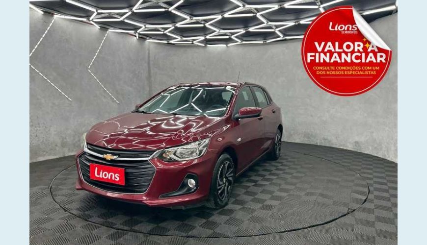 CHEVROLET ONIX LT 1.0 TURBO FLEX MANUAL 4P - VERMELHO - 2024 Foto 1 (Grande)