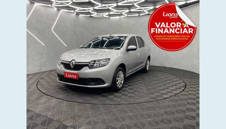 RENAULT LOGAN EXPRESSION 1.6 16V FLEX MANUAL 4P - PRATA - 2019 Foto 1 (Grande)