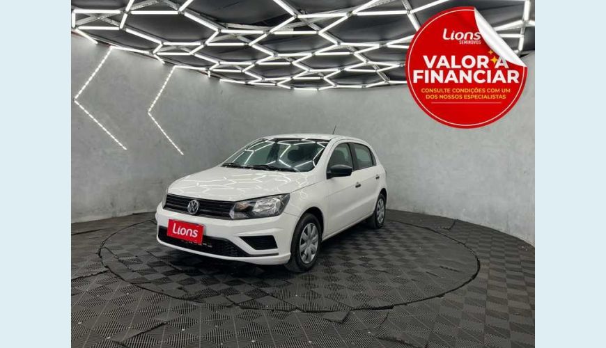 VOLKSWAGEN GOL 1.0 12V FLEX MANUAL 4P - CINZA - 2021 Foto 1 (Grande)