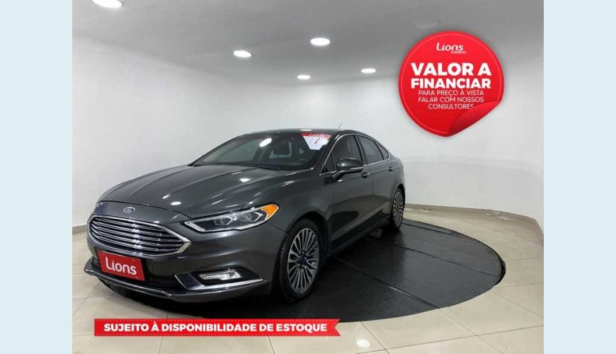 FORD FUSION TITANIUM 2.0 ECOBOOST AUT. 4P - CINZA - 2017 Foto 1 (Grande)