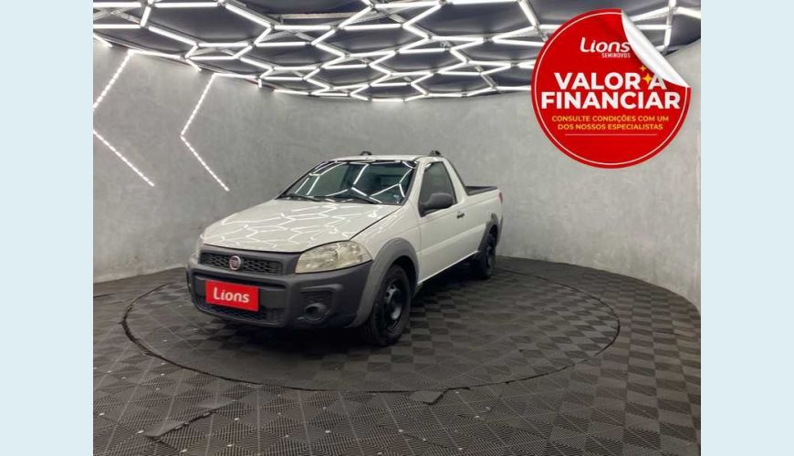 FIAT STRADA HARD WORKING CS 1.4 FLEX MANUAL 2P - BRANCO - 2018 Foto 1 (Grande)