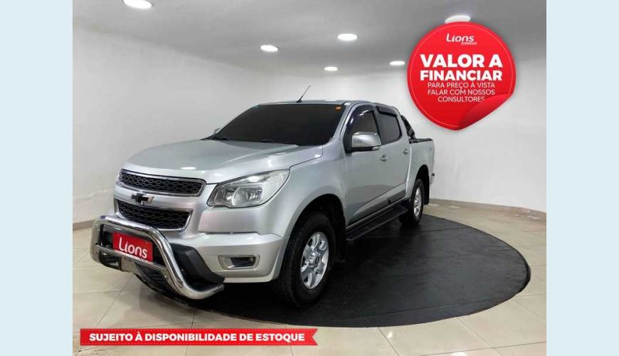 CHEVROLET S-10 LT 2.5 FLEX MANUAL 4P - PRATA - 2015 Foto 1 (Grande)