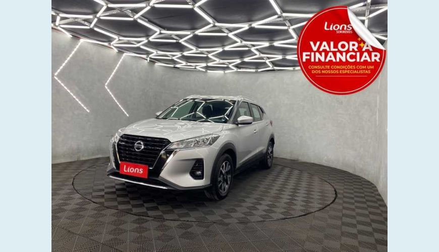 NISSAN KICKS SENSE 1.6 FLEX AUT. 4P - PRATA - 2022 Foto 1 (Grande)