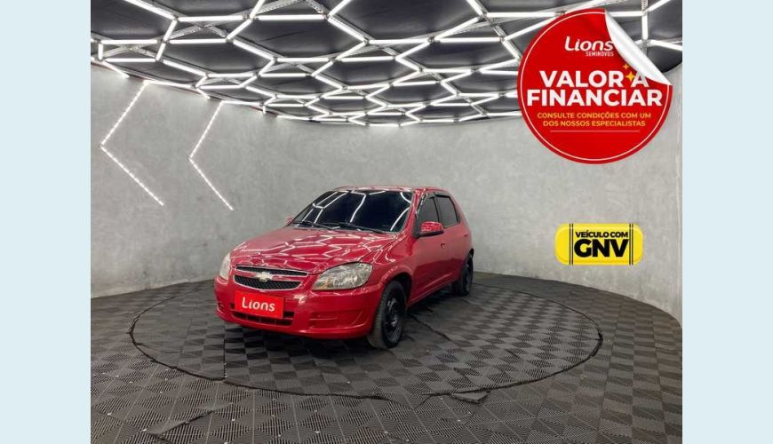CHEVROLET CELTA LT 1.0 FLEX MANUAL 4P - VERMELHO - 2014 Foto 1 (Grande)