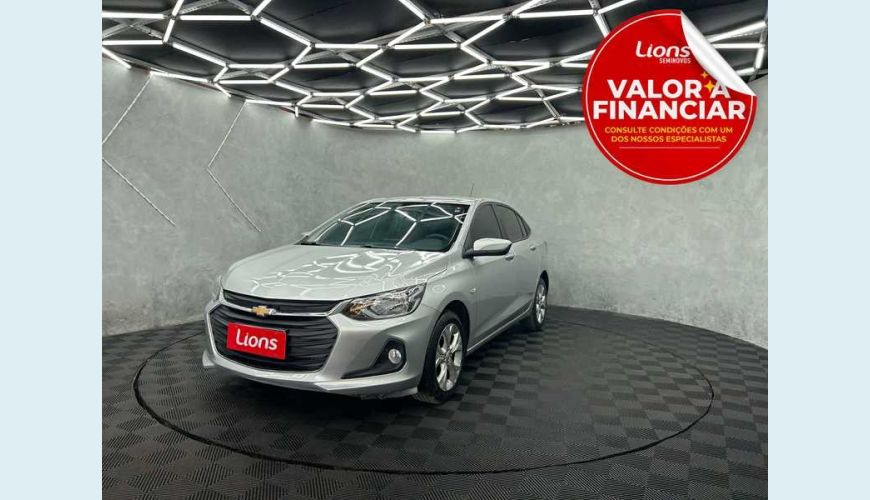 CHEVROLET ONIX PLUS LTZ 1.0 TURBO FLEX AUT. 4P - PRATA - 2023 Foto 1 (Grande)