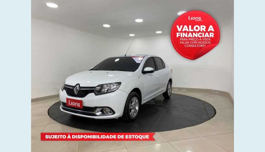 RENAULT LOGAN DYNAMIQUE 1.6 8V FLEX MANUAL 4P - BRANCO - 2015 Foto 1 (Grande)