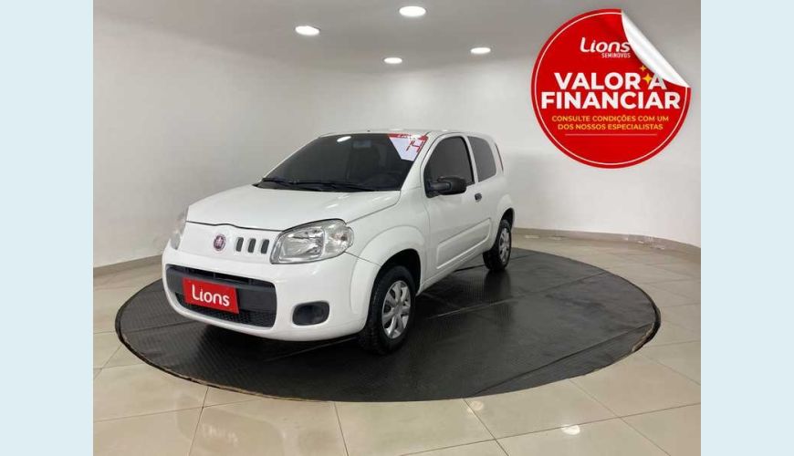FIAT UNO VIVACE COLLEGE 1.0 8V FLEX MANUAL 4P - BRANCO - 2014 Foto 1 (Grande)