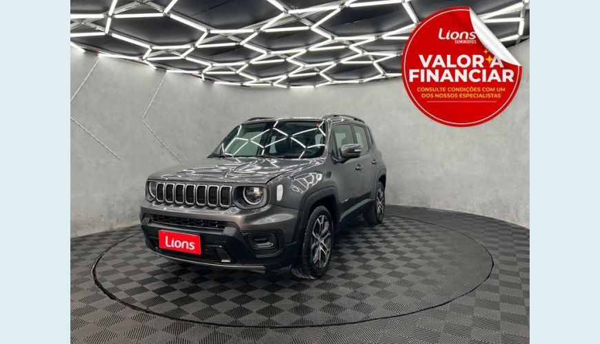 JEEP RENEGADE LONGITUDE T270 1.3 TURBO FLEX MANUAL 4P - CINZA - 2023 Foto 1 (Grande)