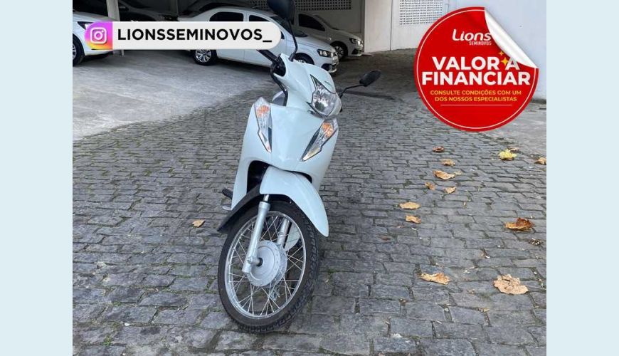 HONDA BIZ 110I CBS FLEX - BRANCO - 2022 Foto 1 (Grande)