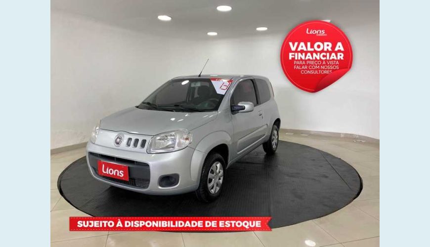 FIAT UNO VIVACE 1.0 8V FLEX MANUAL 2P - PRATA - 2013 Foto 1 (Grande)