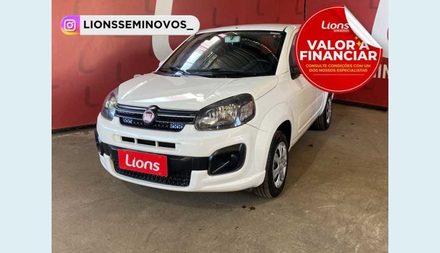 FIAT UNO DRIVE FIREFLY 1.0 FLEX MANUAL 4P - BRANCO - 2019 Foto 1 (Grande)