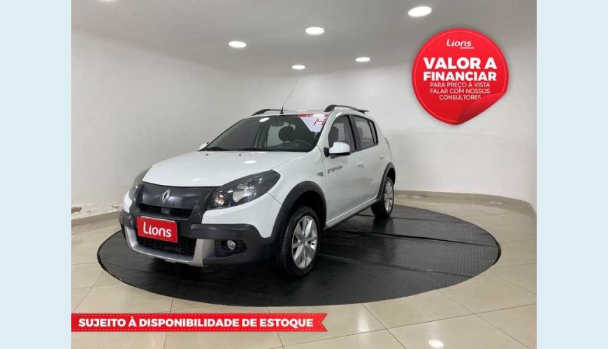 RENAULT SANDERO STEPWAY 1.6 16V FLEX AUT. 4P - BRANCO - 2014 Foto 1 (Grande)