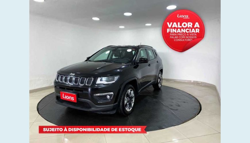 JEEP JEEP COMPASS LONGITUDE 2.0 FLEX AUT. 4P - PRETO - 2020 Foto 1 (Grande)