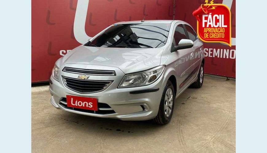 CHEVROLET ONIX LS 1.0 FLEX MANUAL 4P - PRATA - 2013 Foto 1 (Grande)