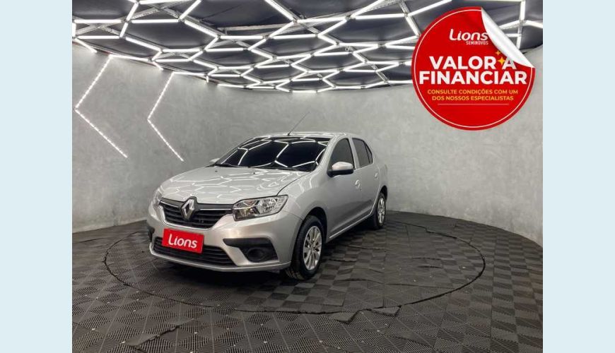 RENAULT LOGAN ZEN 1.0 12V FLEX MANUAL 4P - PRATA - 2022 Foto 1 (Grande)