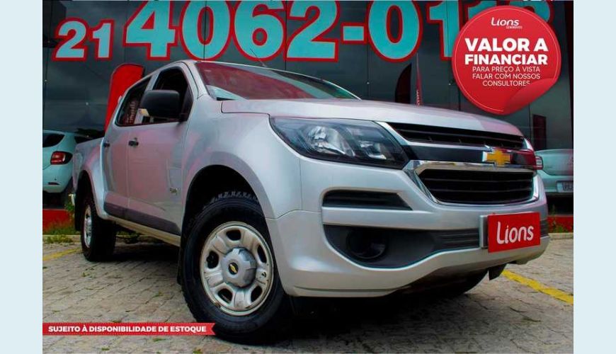 CHEVROLET S-10 CS LS 4WD 2.8 FLEX MANUAL 2P - PRATA - 2018 Foto 1 (Grande)