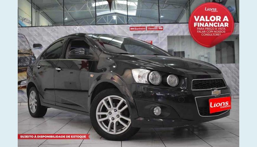 CHEVROLET SONIC LTZ 1.6 FLEX AUT. 4P - PRETO - 2014 Foto 1 (Grande)