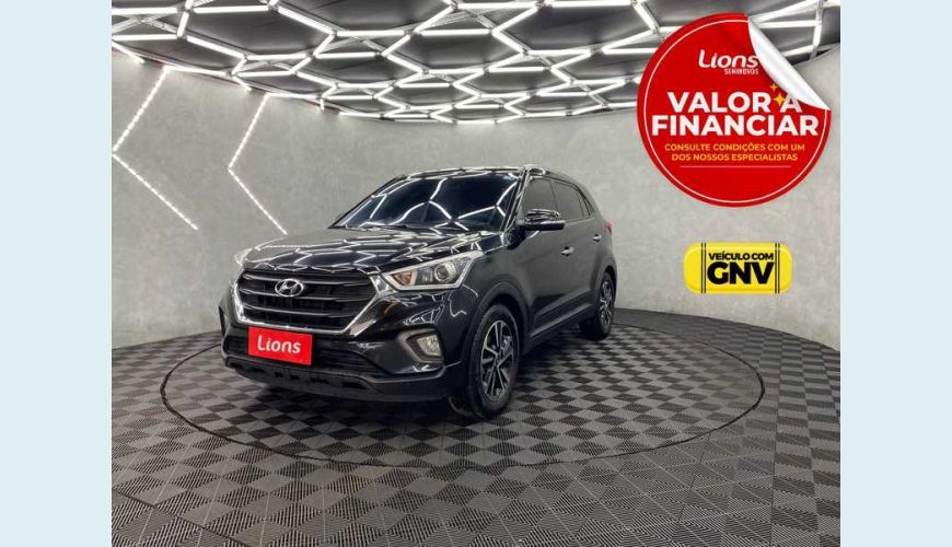 HYUNDAI CRETA PRESTIGE 2.0 FLEX AUT. 4P - PRETO - 2021 Foto 1 (Grande)